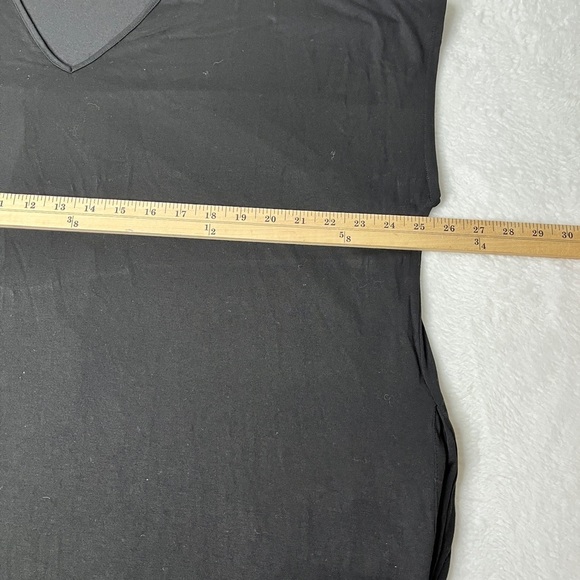 Universal Standard Sz M(18-20) Liquid Jersey Black Dress EUC Plus Size Basics - Picture 5 of 7